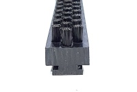 Щёточный профиль лёгкого скольжения - полосовые щётки URBAN, 20 х21 мм
